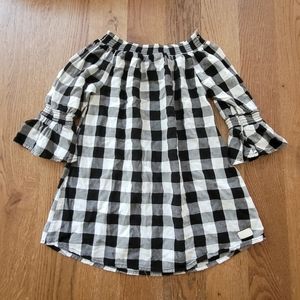 For All Mankind Gingham Shirt Dress